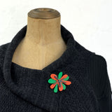 Abstract Flower Brooch