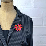 Abstract Flower Brooch