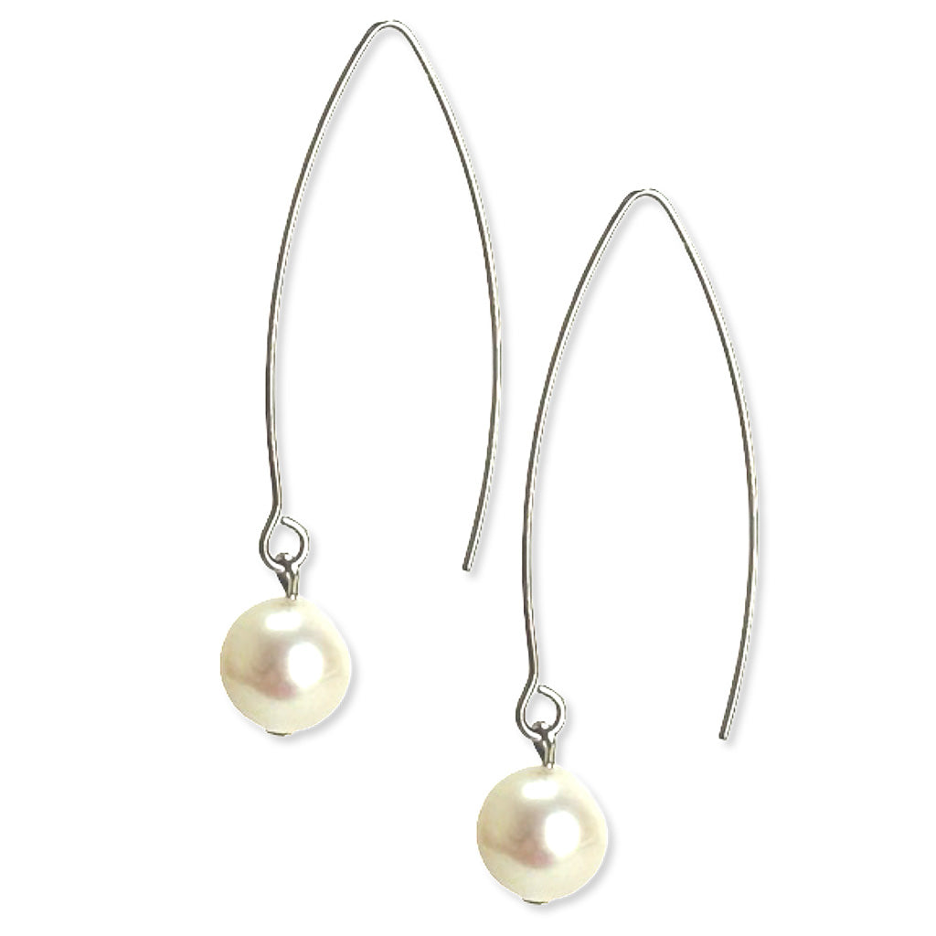 Simple Pearl Earrings