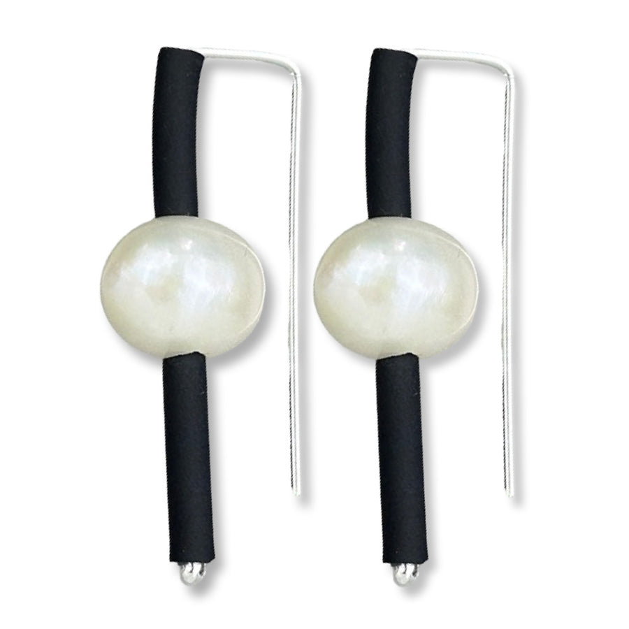 fun earrings with pearls