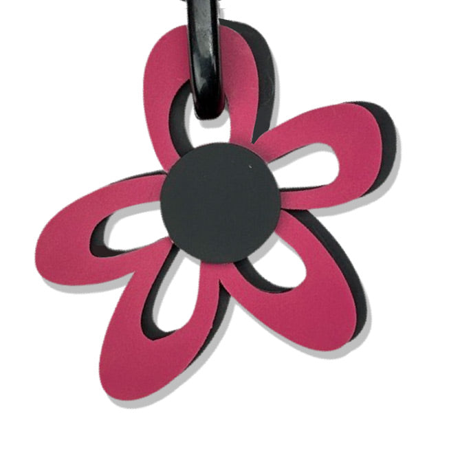 Flower Power Abstract Pendant