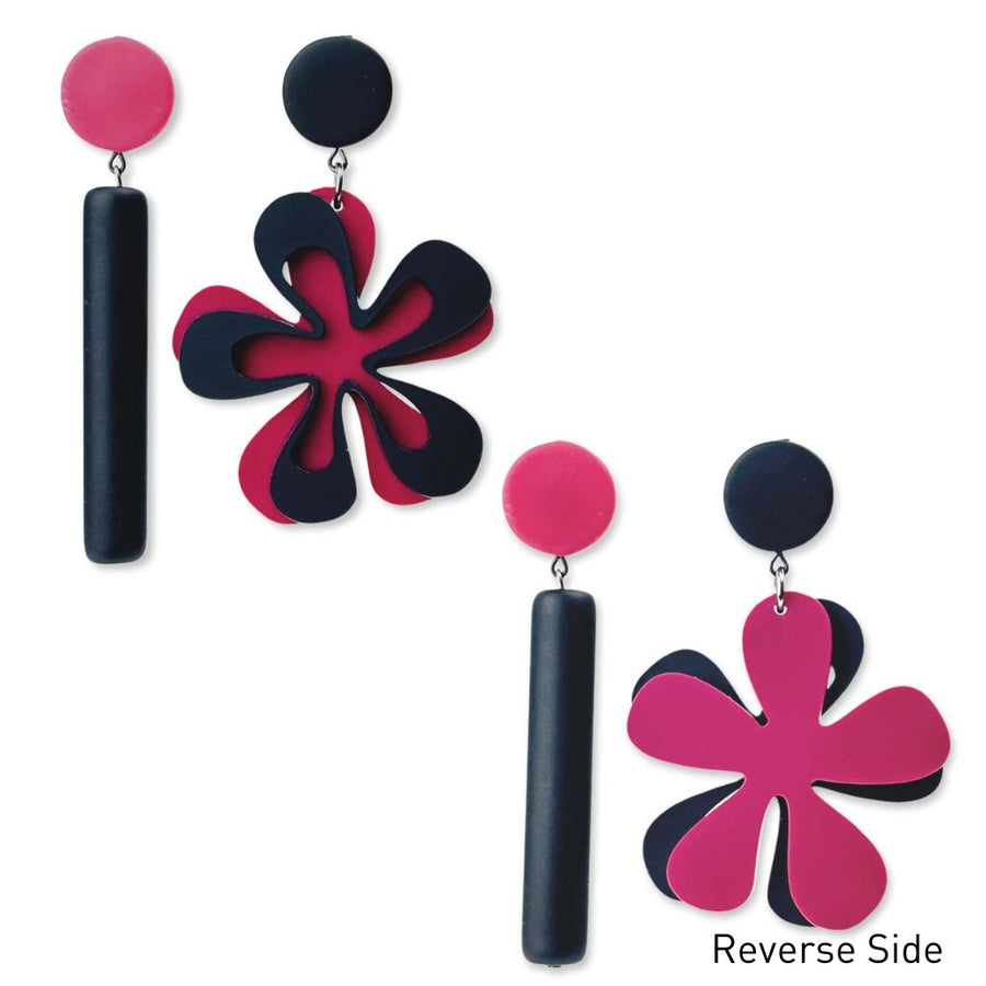 Flower Power earrings 5 Petals