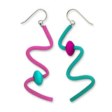 Squiggle earrings