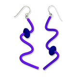 Squiggle earrings