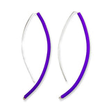 plain earrings square top
