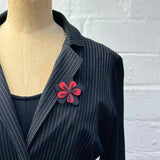 Abstract Flower Brooch