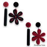 Flower Power earrings 6 Petals