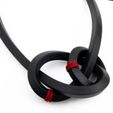 Dramatic Long Knot Necklace