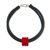 triple ring necklace