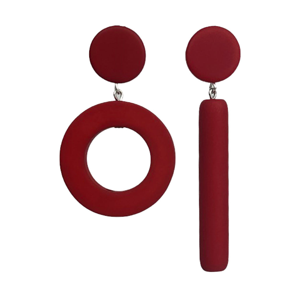 binary code earrings