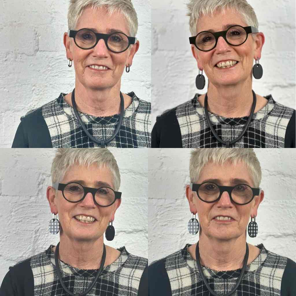 Earrings worn 4 different ways Frank ideas