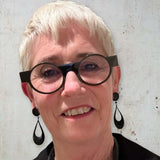 black drop earrings