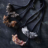 ruffle necklace