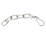 long geometric bead necklace