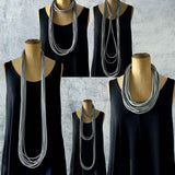 spaghetti necklace thin