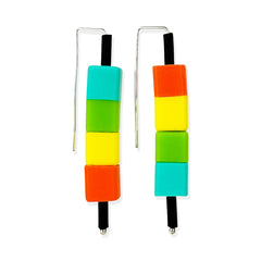 blocks of 4, Earrings
