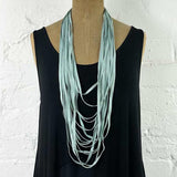 Hand-dyed rubber necklace -samples