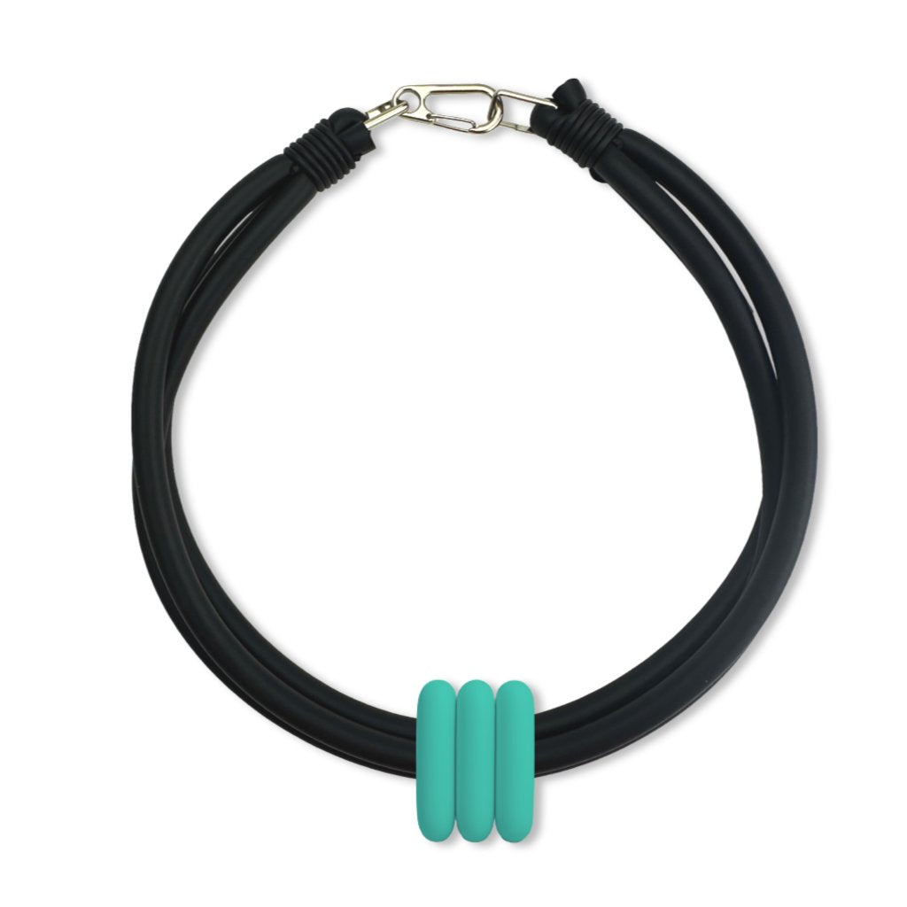 triple ring necklace