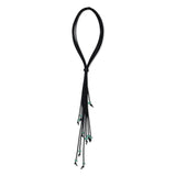 sea glass and rubber necklace end of line