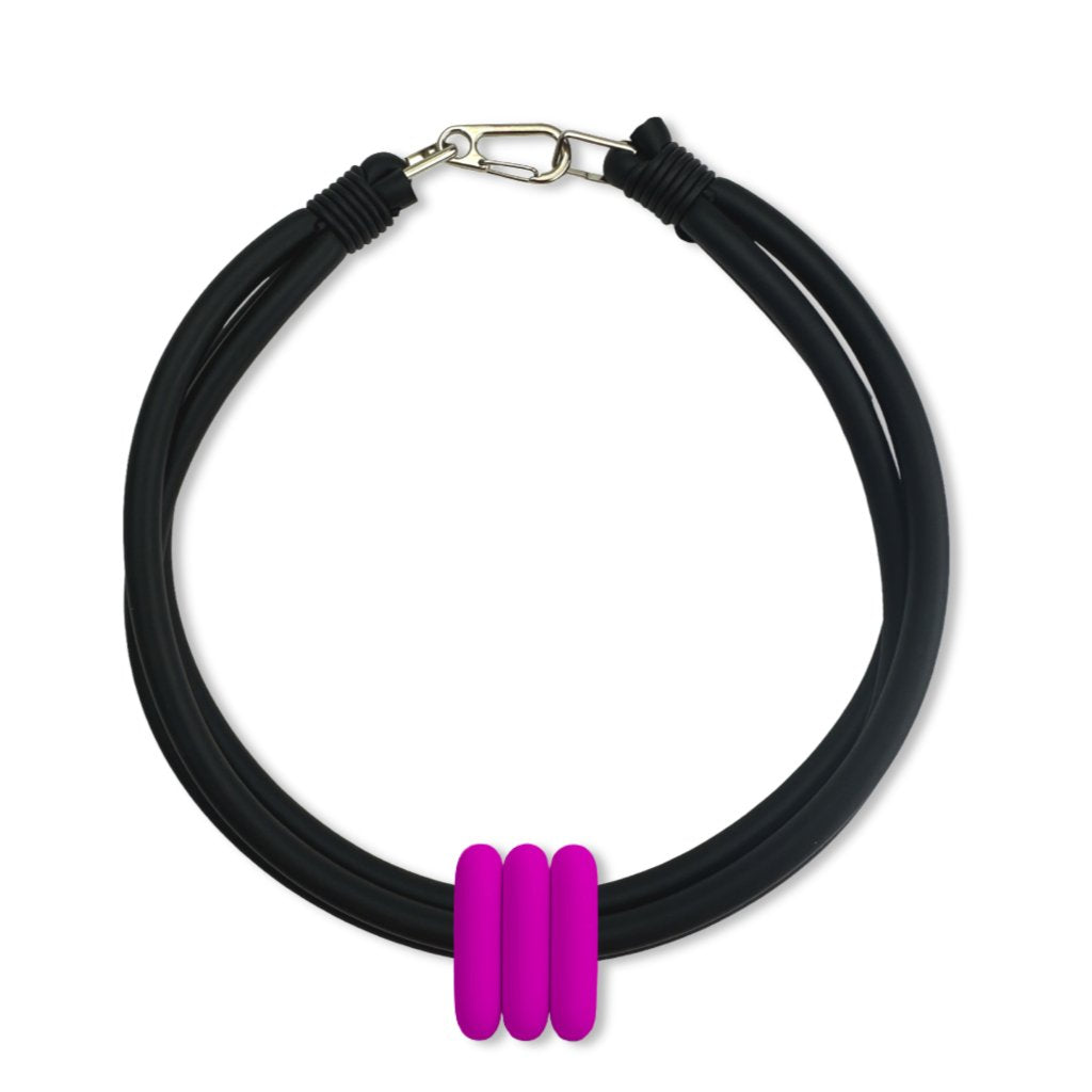 triple ring necklace