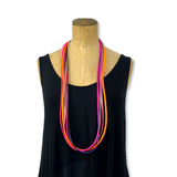 MULTI-STRAND RUBBER NECKLACE