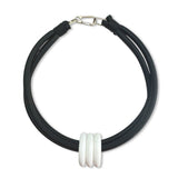 triple ring necklace