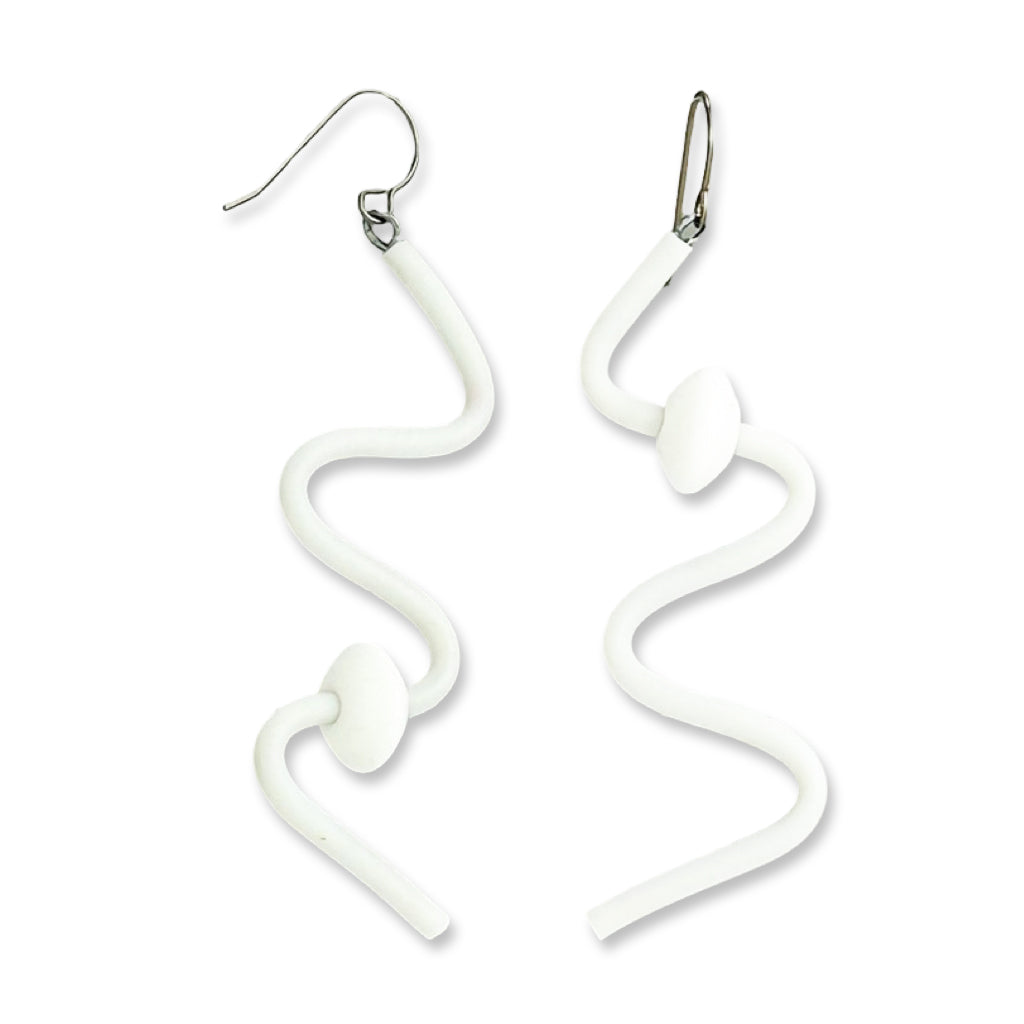 Squiggle earrings