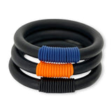 wrapped round rubber bangle
