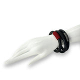 wrapped round rubber bangle