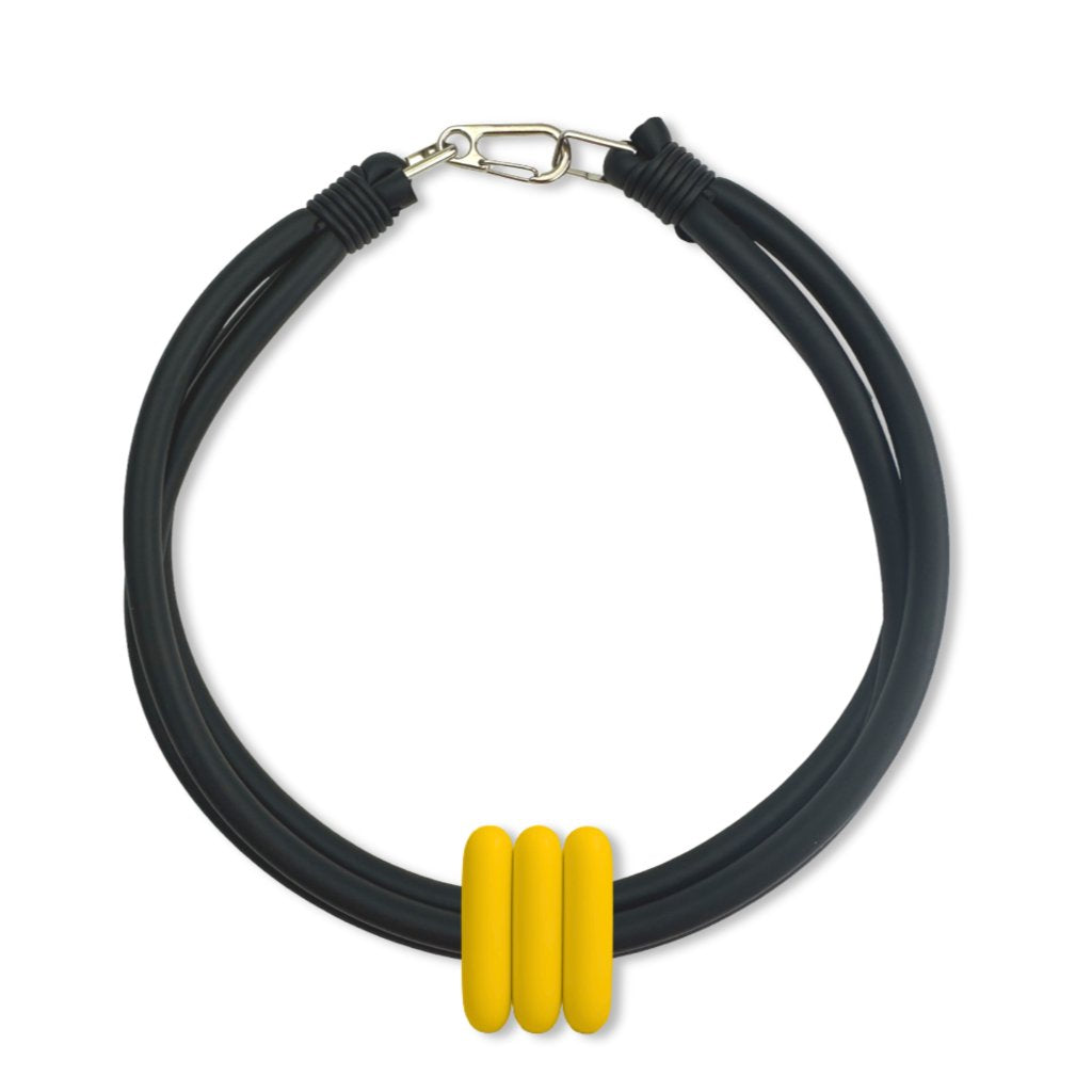 triple ring necklace