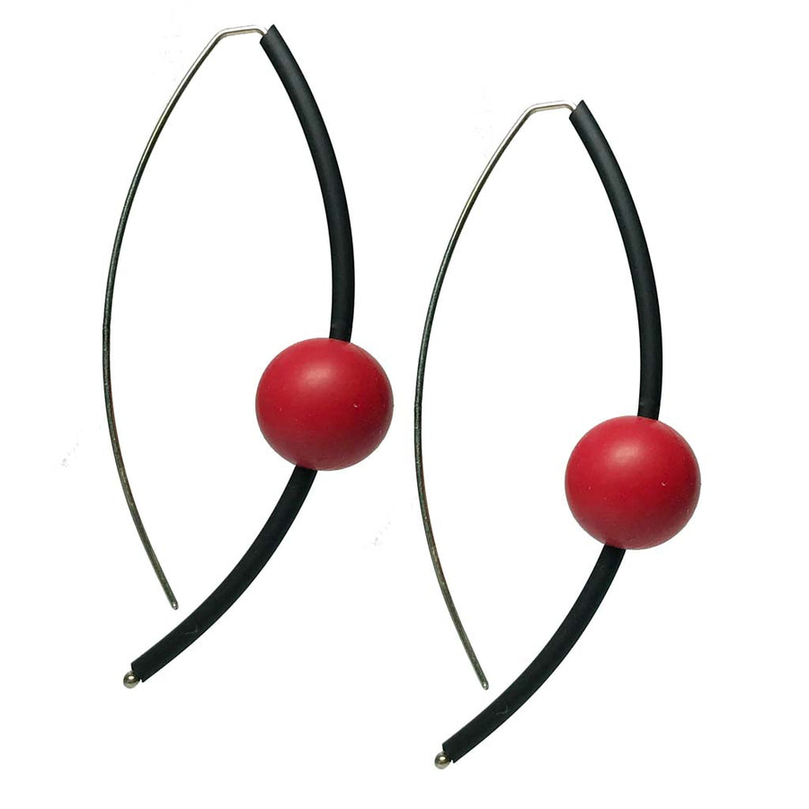 rubber-drop-earrings-red