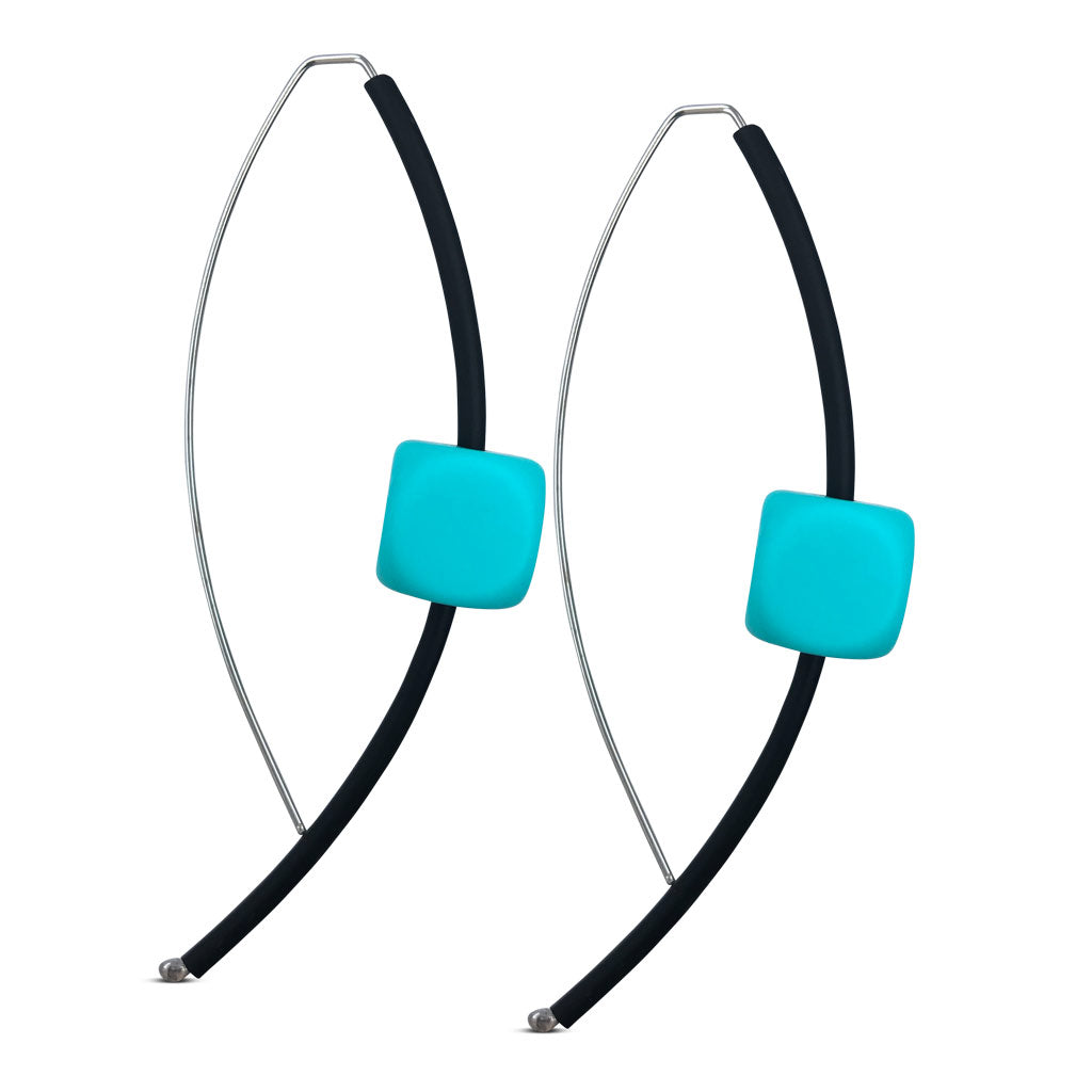 cube earrings