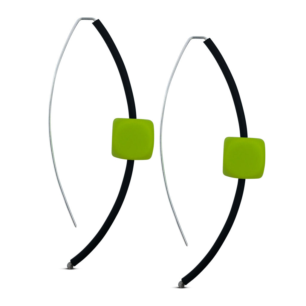 cube earrings