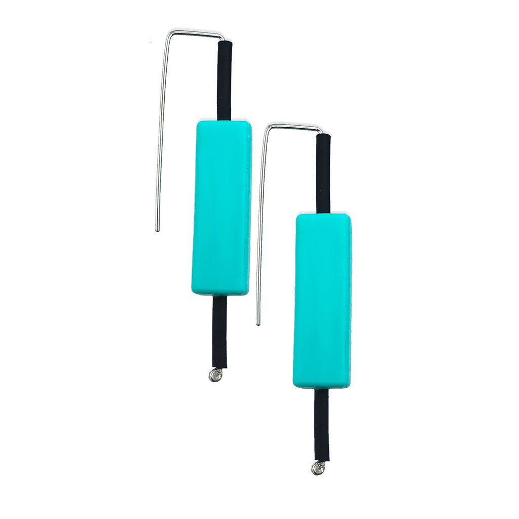 rectangle earrings