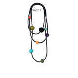 8 mixed colour felt beads-end of colours