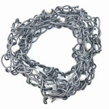 chaotic necklace with pearls