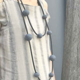 8 chunky felt beads -new combinations