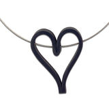 heart necklace, short