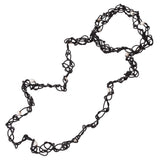 chaotic necklace with pearls