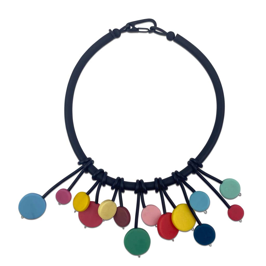 octopus necklace-disk discontinued colours