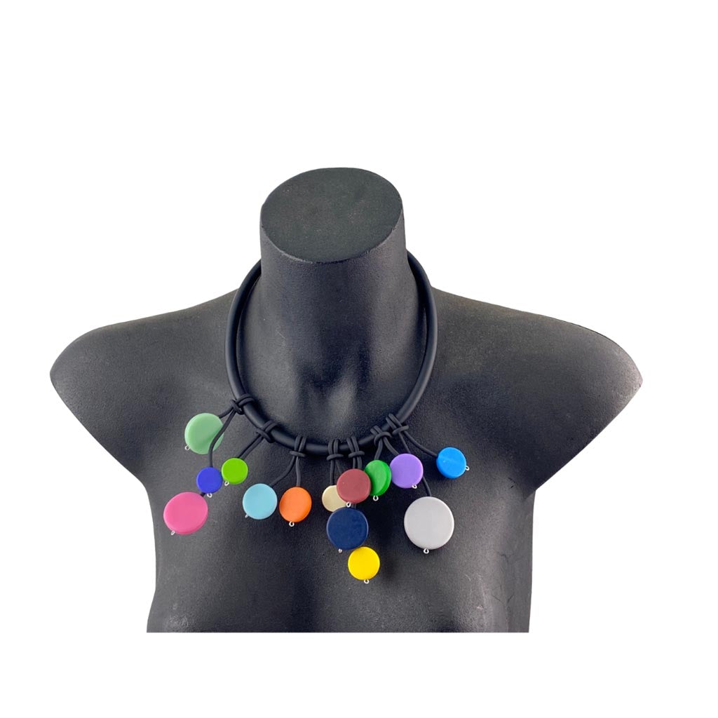 octopus necklace-disk discontinued colours