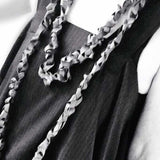 chaotic necklace wide rubber
