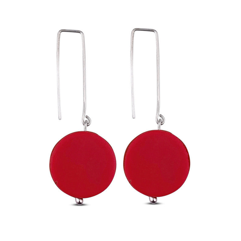 disk earrings