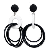 recycled rubber designer earrings, OH So Fabulous -New Colours