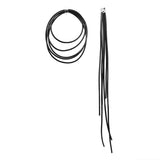 black asymmetric rubber earrings on a white background