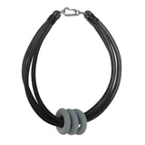 triple ring necklace