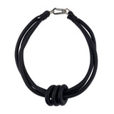 triple ring necklace