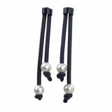 pearl and rubber earrings