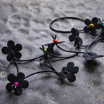 recycled flower necklace