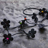 recycled flower necklace